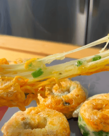 Cheesy Spicy Ramen Rice Paper Spirals with Furikake Mayo recipe
