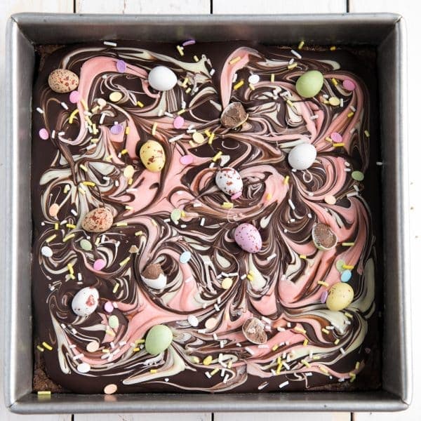 Chocolate Bark Brownies recipe