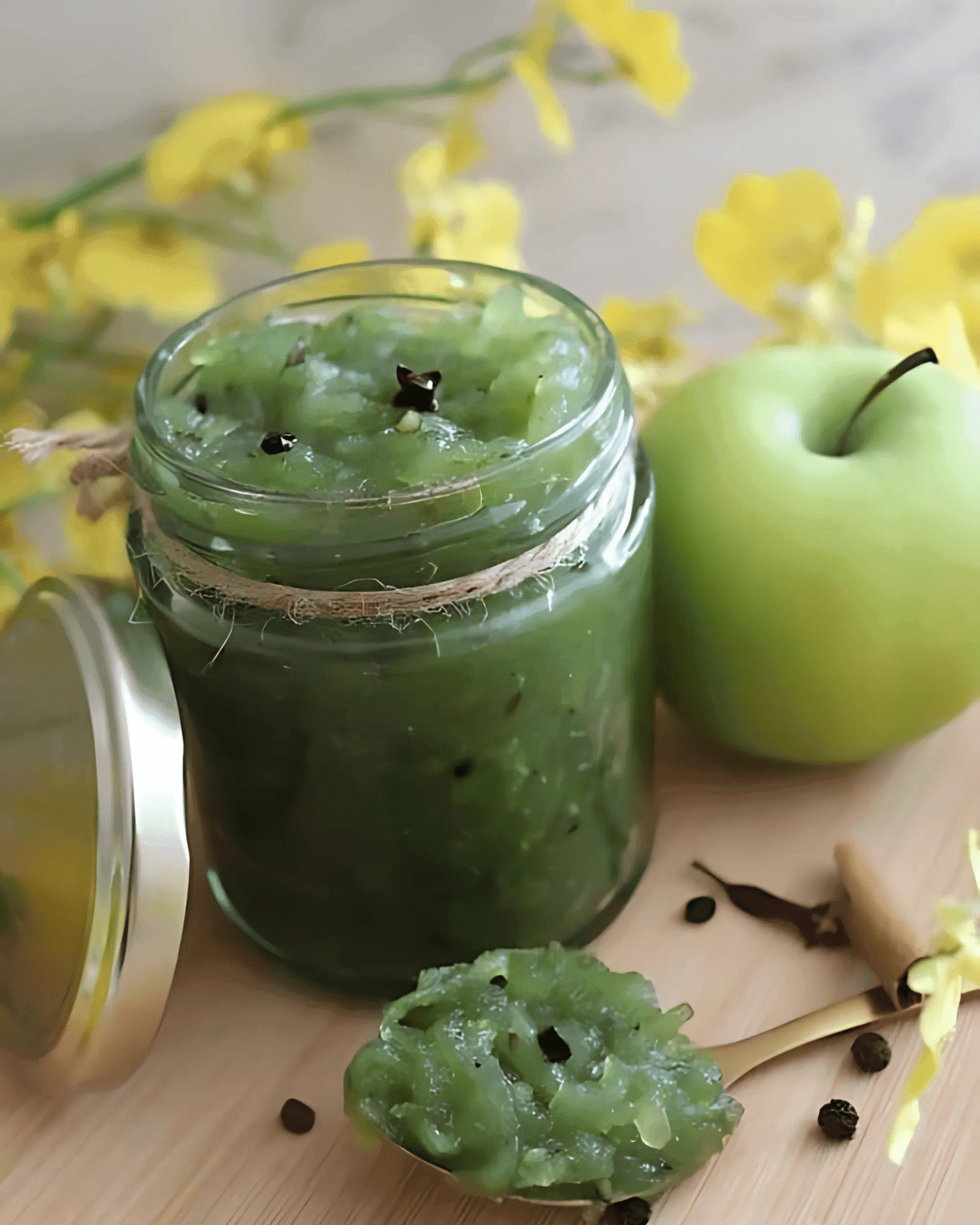 Green Apple Chutney - Sweet & Tangy.png