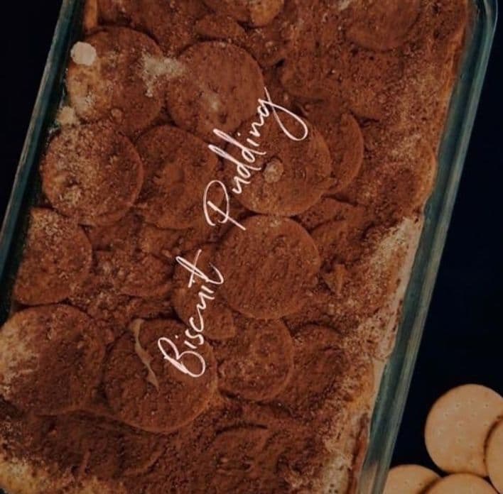 Biscuit custard pudding recipe