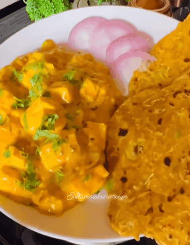 Paneer Ki Sabji Without Tomato recipe