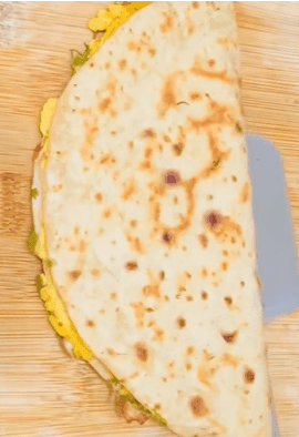 Healthy Besan Chilla Wrap recipe
