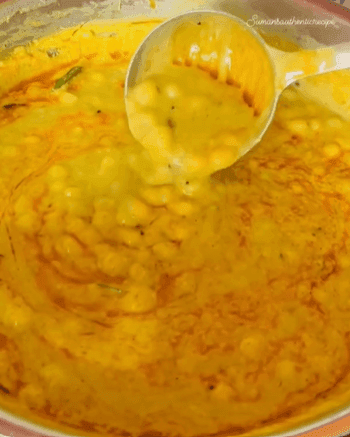 Hara Masala Boondi Kadhi recipe