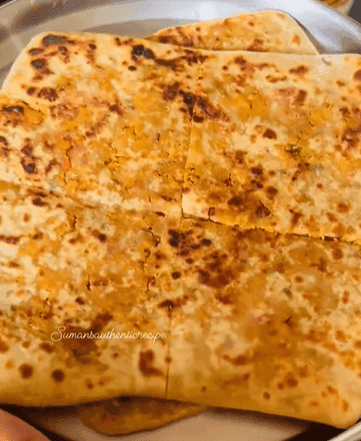 Egg Bhurji Paratha recipe