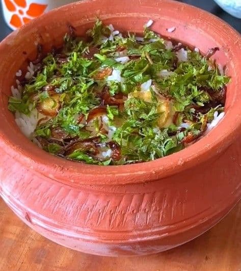 Quick Matka Veg Biryani recipe