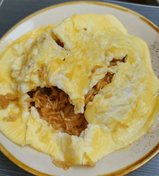 Usui's Sticky Omelette Rice recipe