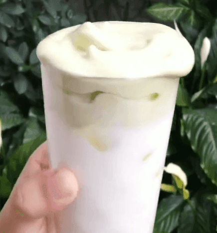 Wheatgrass Dalgona recipe