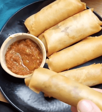 Paneer Spring Rolls recipe