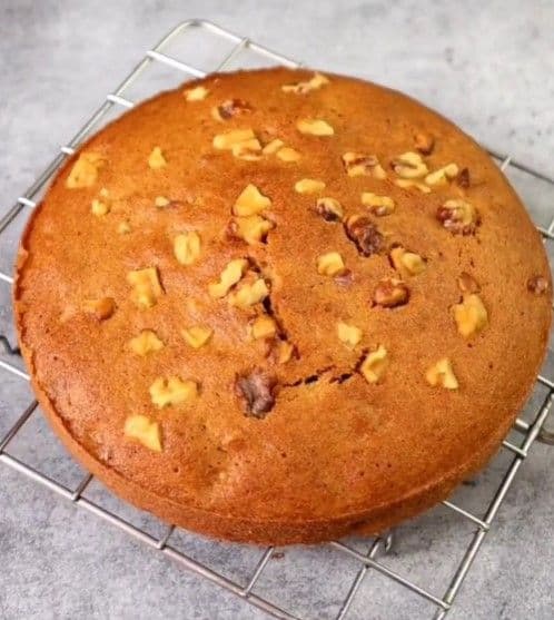 Banana Walnut Cake recipe