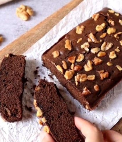 Eggless Walnut Cake recipe