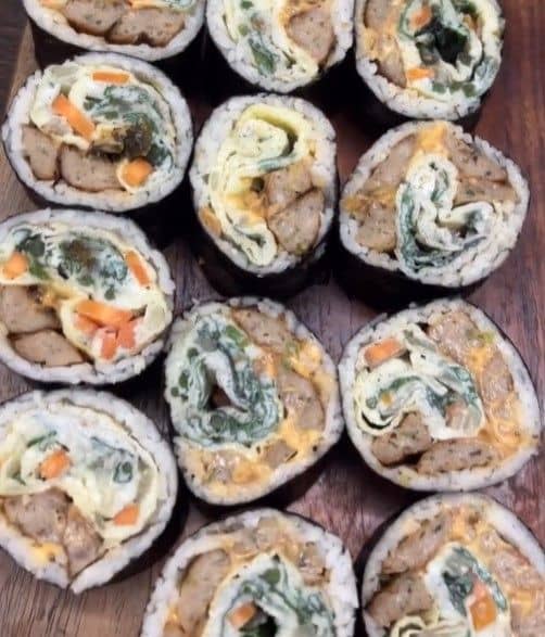 Spicy Kimbab recipe