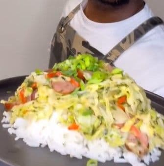 Braised Cabbage with Smoked Sausage recipe