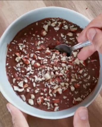 Ferrero Style Overnight Oats recipe
