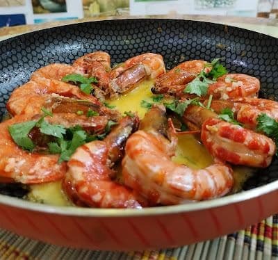 Tangy Tiger Prawn with Shaoxing Wine recipe