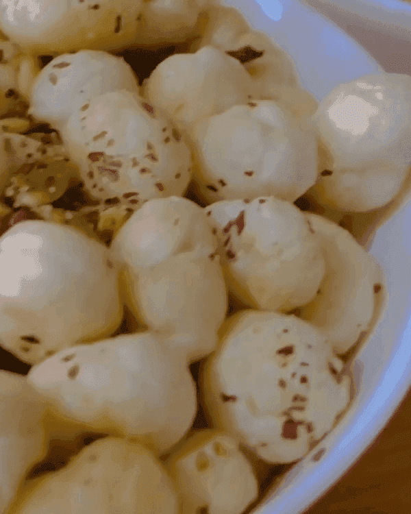 Spiced roasted makhana (fox nuts) seasoned with herbs and spices