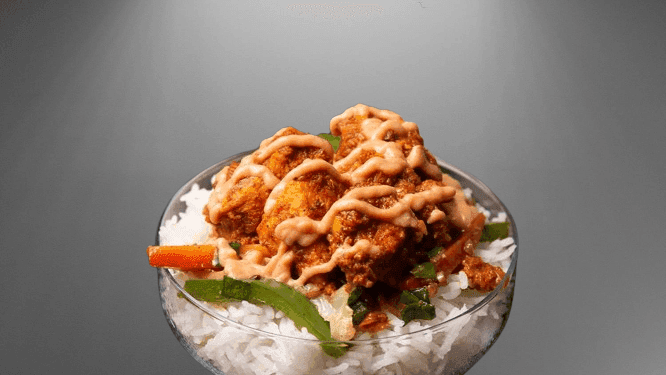 American-Style BBQ Chicken Biryani Fusion recipe