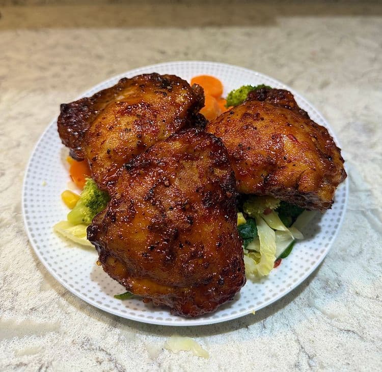 AirFryer Peri Peri Chicken Thighs recipe