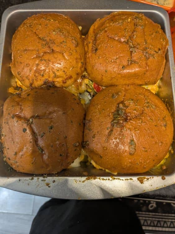 Cheesy Chicken Fajita Slider recipe