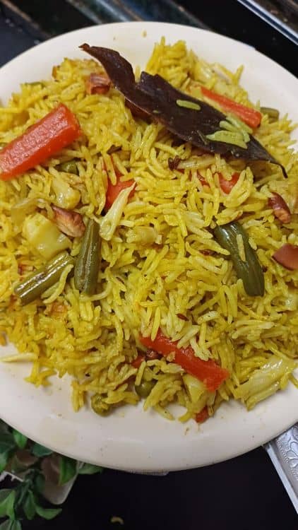 Veg. Hyderabadi Pulav recipe