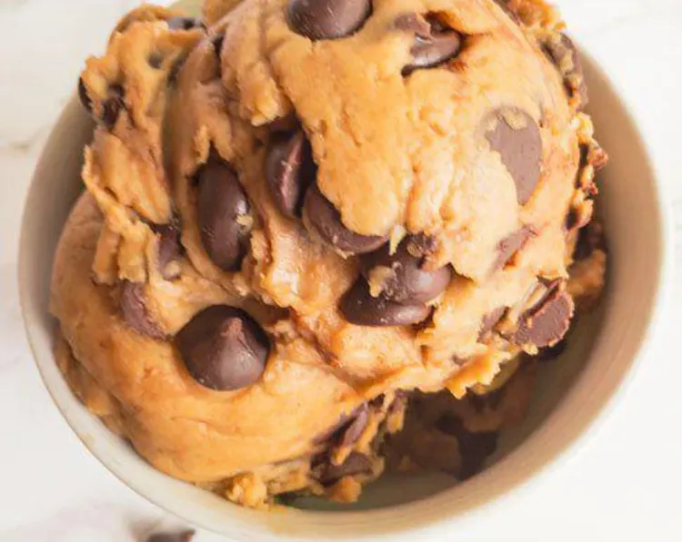 Vegan Chickpea Chocolate Chip Cookie Dough recipe