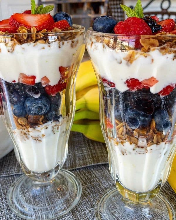 Honey-Lime Yogurt Parfaits recipe
