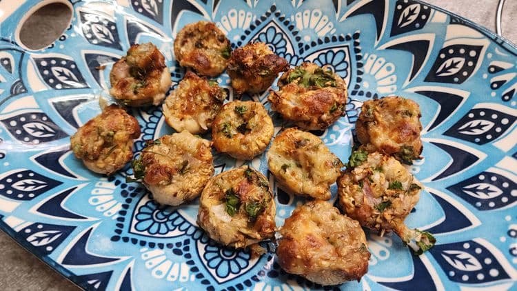 Airfryer Cheesy Mushrooms recipe