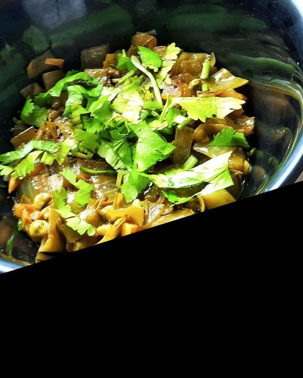 Wrinkled Beans Stir Fry recipe