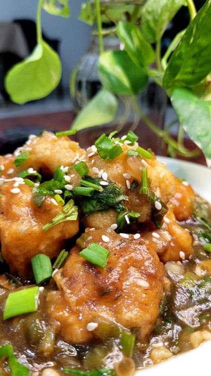 Crispy Cauliflower (Gobi) Manchurian Recipe recipe