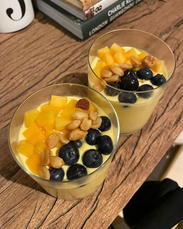 3 Ingredient Super Easy Mango Mousse Shooters recipe