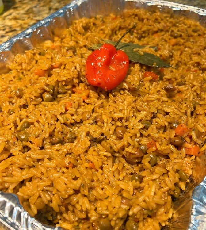 Chicken Pelau recipe