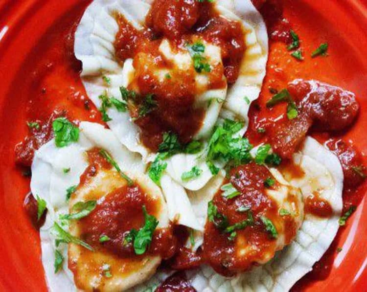 Heart-Shaped Ravioli with Ricotta and Speck Filling recipe