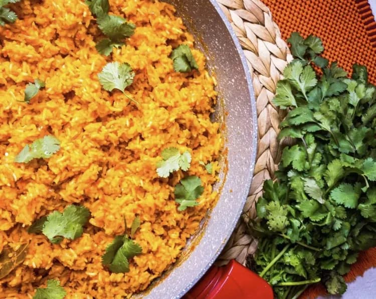 Spicy Tomato and Red Pepper Rice recipe