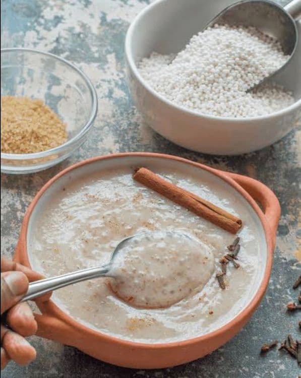 Sago & Quinoa Gluten free porridge recipe