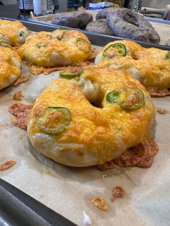 Jalapeño Cheddar Bagels recipe