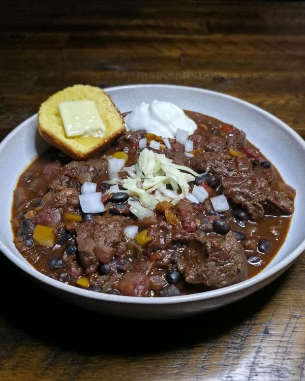 Spicy Black Bean Chili recipe