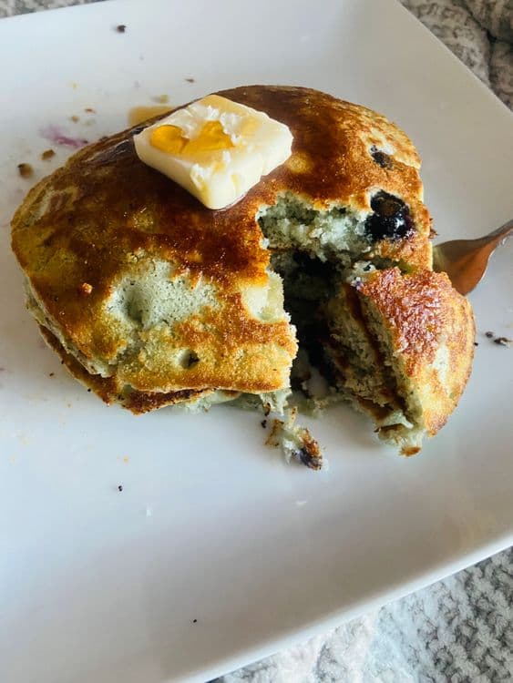 Christmas morning blueberry pancakes recipe