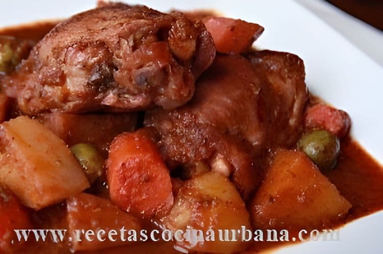 Goat with Red Wine recipe