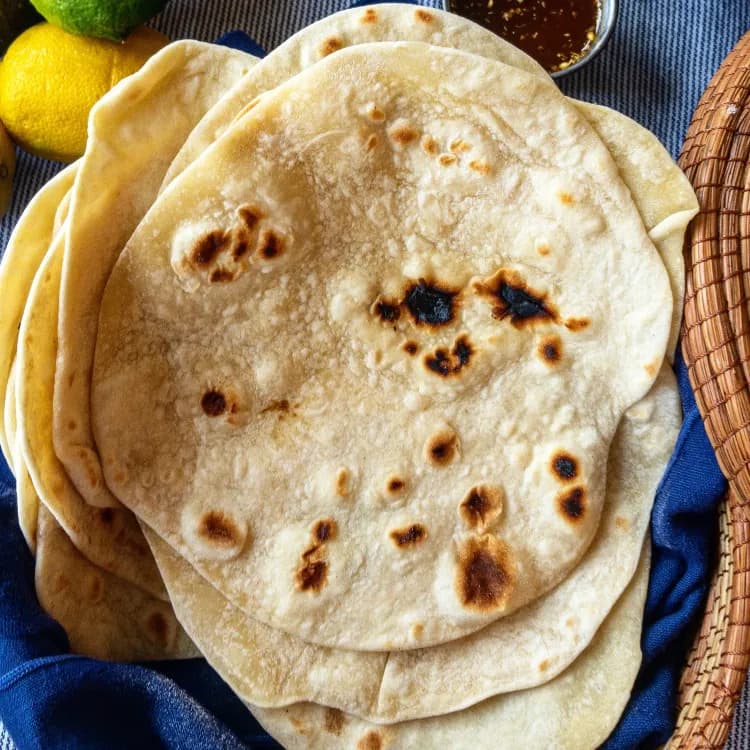 Flour Tortillas Made with Olive Oil recipe
