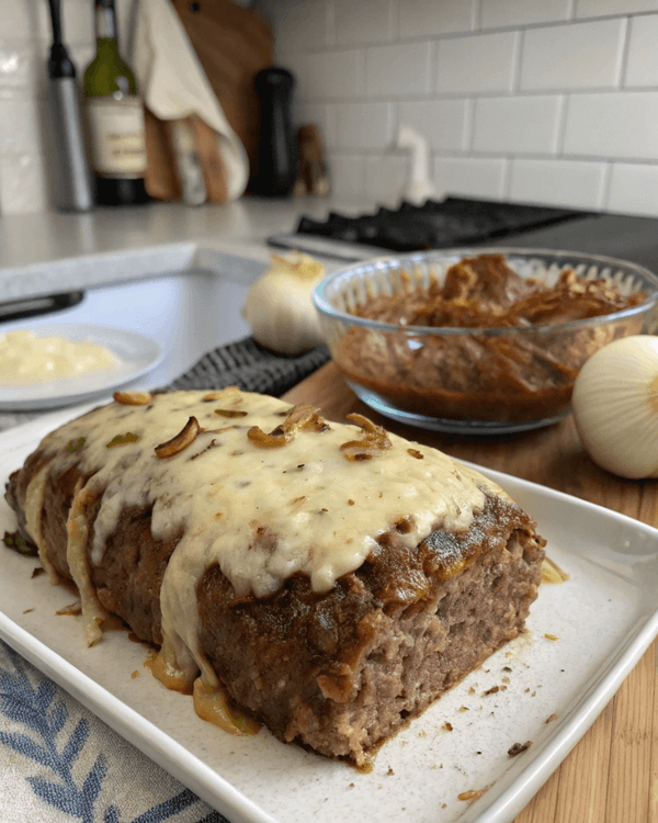 French Onion Meatloaf recipe