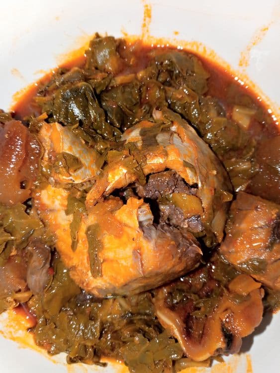 Nigerian Vegetable Soup recipe