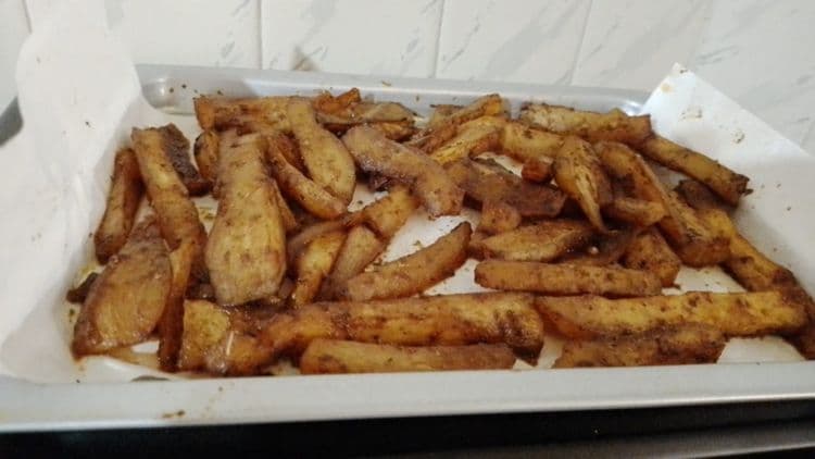 Oven baked Sweet Potato Fries recipe