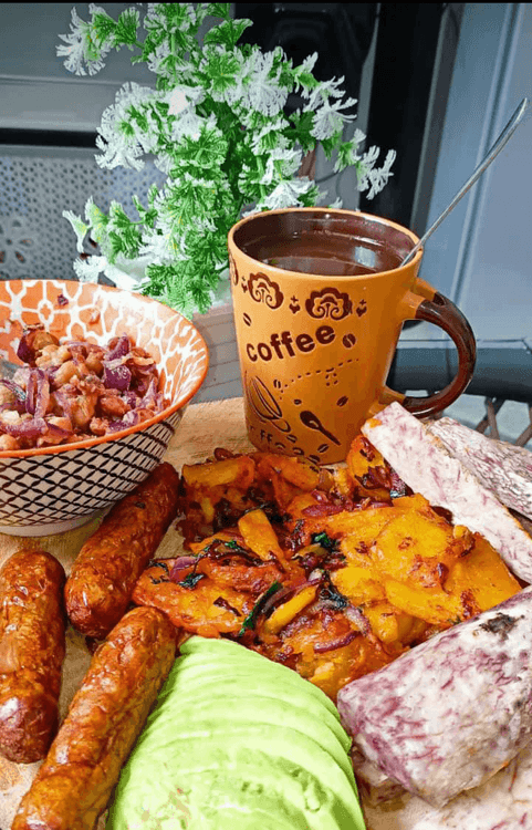 Fries and sausage recipe