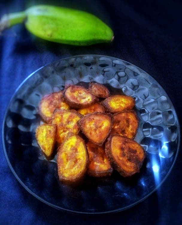 Raw Banana Fry / Plantain Fry recipe
