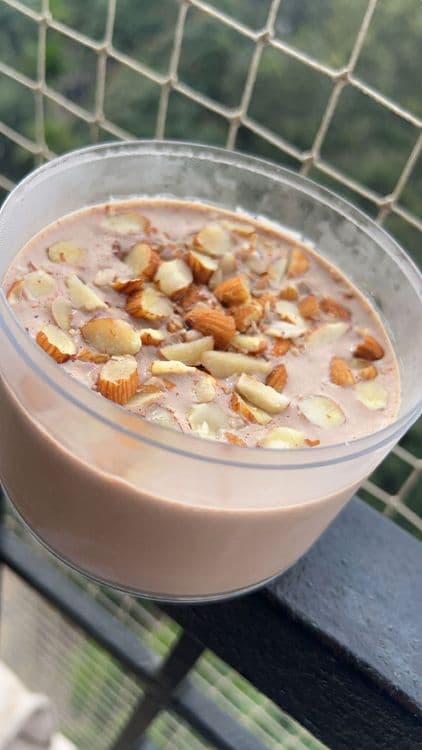 Chocolate Paneer Dessert for weight management recipe