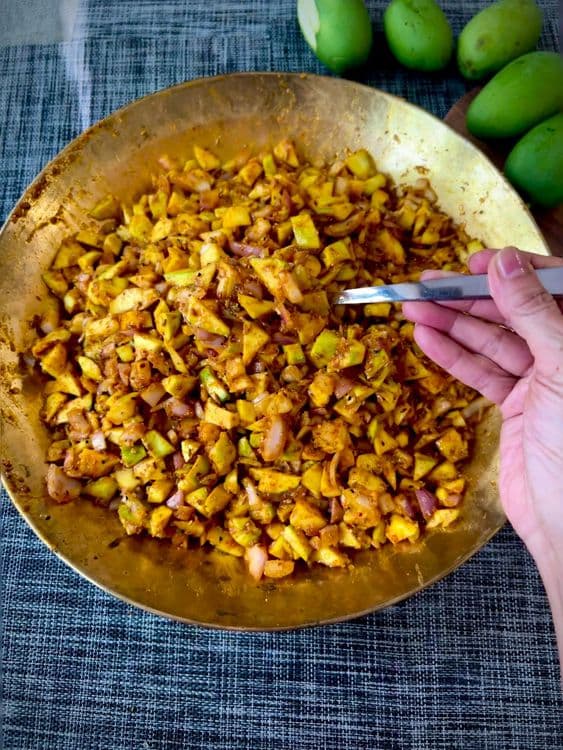 Instant Mango Pickle recipe