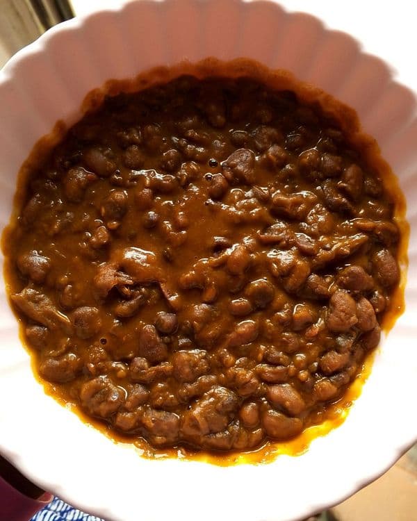 Typical Nigerian Beans recipe