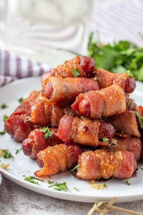 Bacon-Wrapped Little Smokies recipe