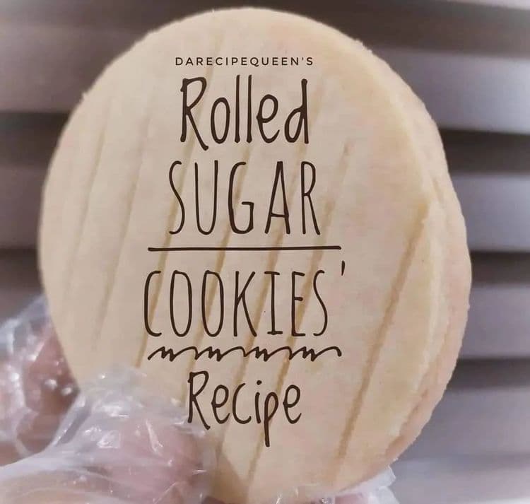 Rolled Sugar Cookies recipe