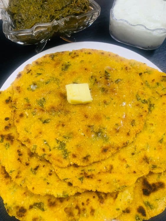 Spiced Makki ki Roti recipe