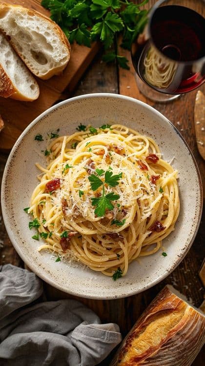 Italian Pasta Carbonara recipe
